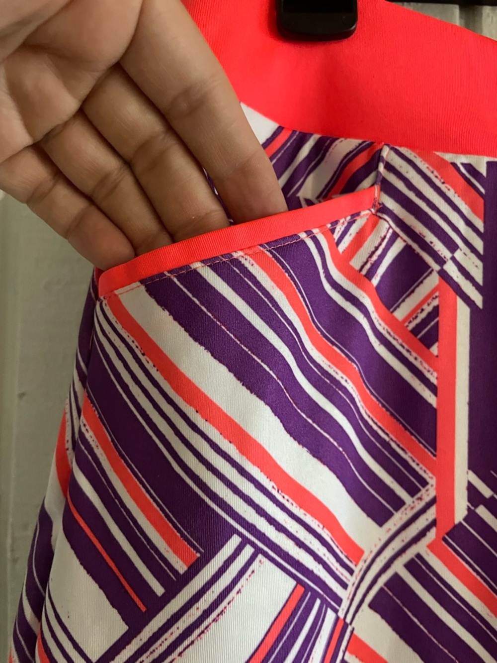ADIDAS NWT Girl’s Purple & Orange Skort - L - Picture 2 of 8